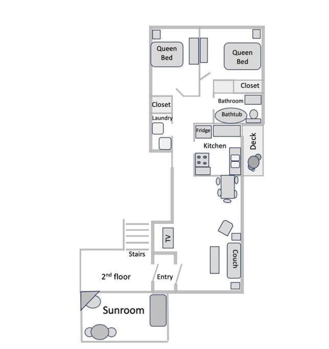 Historic Downtown Riverview Flat, No 3 Apartment